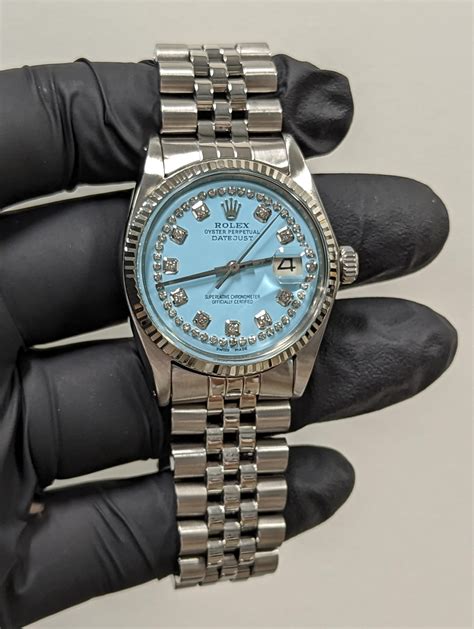 rolex datejust 36 uomo platinum diamanti